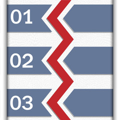 Wall Mural - paper banners for infographics design
