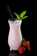 Poster - strawberry milk shake