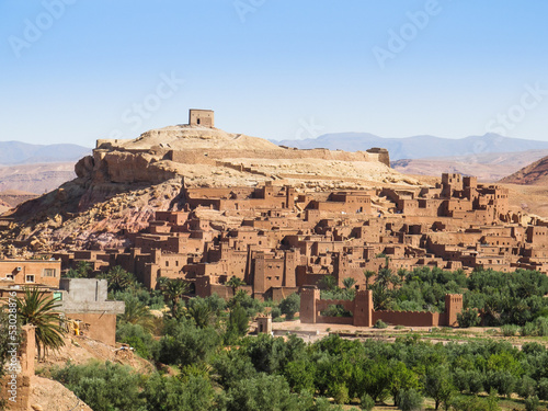 Plakat na papierze fotorealistycznym Pustynna kasbah
