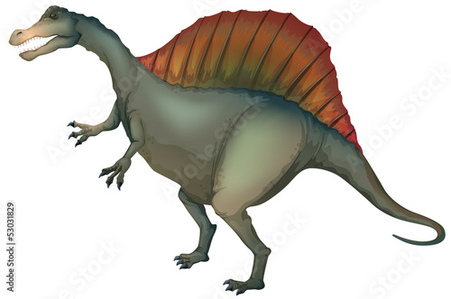 Naklejka na drzwi Spinosaurus