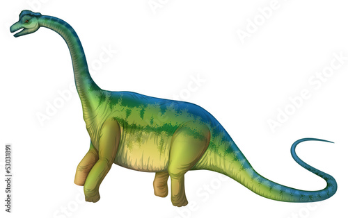 Naklejka na drzwi Brachiosaurus