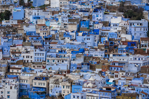 Plakat na papierze fotorealistycznym Chefchaouen, Maroko