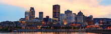 Montreal Over River At Dusk