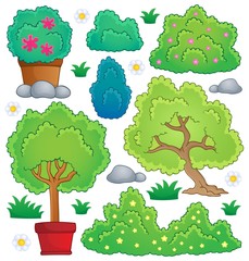 Poster - Plants and bush theme collection 1