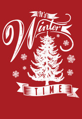 Fototapete - It's winter time