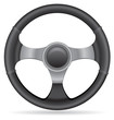 car steering wheel vector illustration