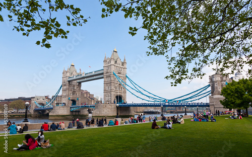 Naklejka samoprzylepna London Tower Bridge