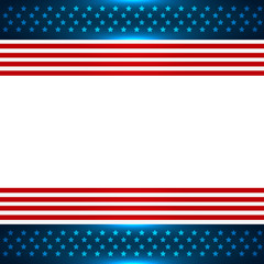 Wall Mural - american flag background