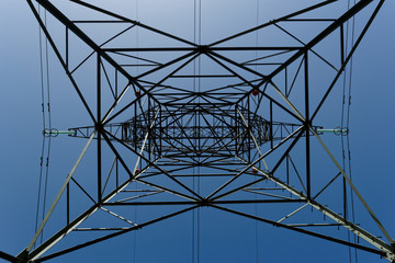 Detail of electricity pylon