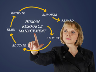 Canvas Print - human resource management