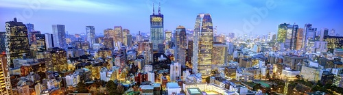 Naklejka samoprzylepna Panorama tokio