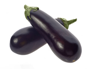 Two eggplants