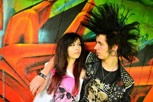 Fotografia  Punk couple