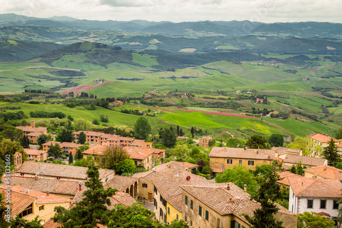 View of a green valley in V...
