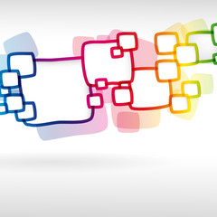 Wall Mural - Abstract colorful background.
