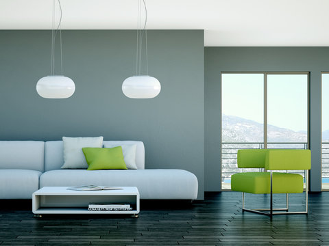 wohndesign - modernes sofa