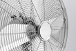 Detail of metal electric fan