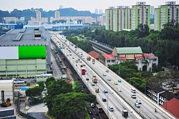 Sticker - Singapore's highway