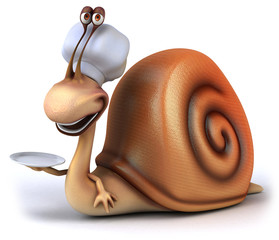 Wall Mural - Fun snail