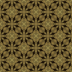 Poster - Seamless Colorful Retro Pattern Background