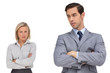 © WavebreakmediaMicro - Business people standing together showing rivalry
