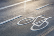 Radweg, Fahrrad, Symbol