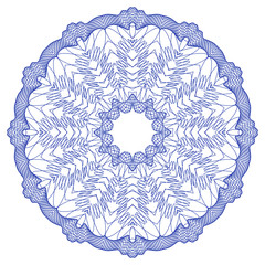 Aufkleber - Vector Guilloche Rosette