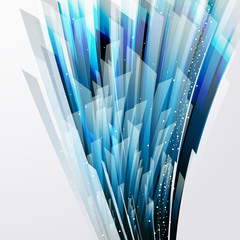 Wall Mural - abstract background wiht transparent blue-gray elements.