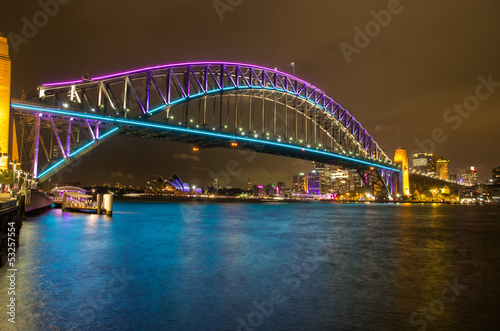 Board z aluminiowym obramowaniem Sydney Harbour Bridge