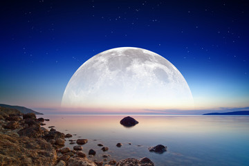 full moon rise