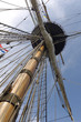 Rigging of sailing ship (tall ship)