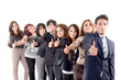 © Fotos 593 - Group of hispanic business people  with thumbs up