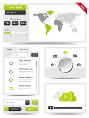 Wall Mural - Web Design Elements