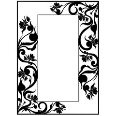 Wall Mural - forged frame