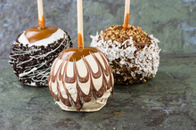Chocolate Or Caramel Covered Apples