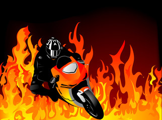 Fotobehang - motorcycle