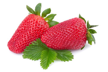 Canvas Print - strawberry close up