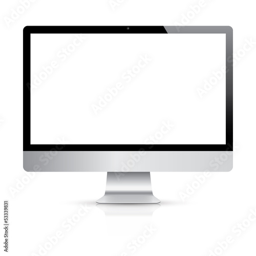Fotografie, Obraz Highly detailed responsive desktop computer vector