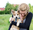Glück: Freundschaft zwischen Mensch und Hund