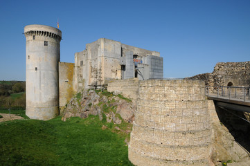 castle of Falaise in Normandie
