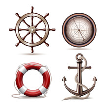 Set Of Marine Symbols
