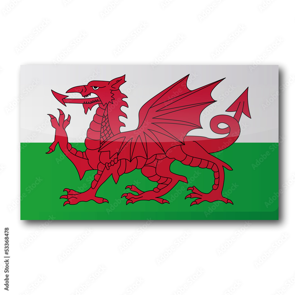 Flagge Wales Zum Ausmalen