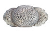 vintage silver buckle for woman dressing .