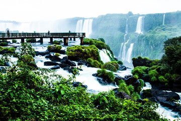Sticker - Iguassu Falls,view from Brazilian side