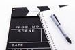 © GeniusMinus - Cinema Clapper Board and Notebook