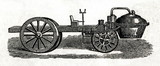 First automobile - Cugnot's 1771 fardier à vapeur