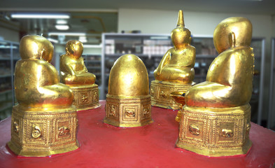 Little Golden Seated Buddha Image