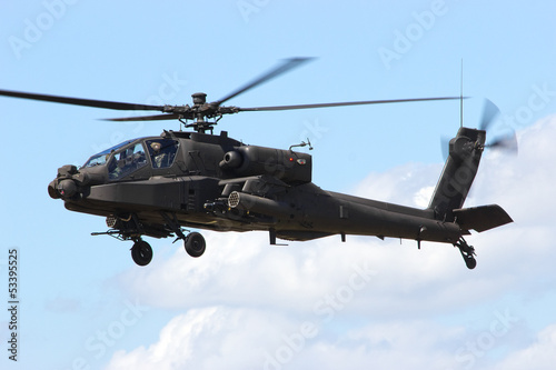 Board z aluminiowym obramowaniem Śmigłowiec Apache