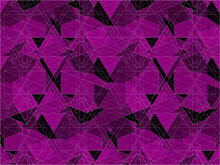 Spider Net Line Geometric Purple Kaleidoscope Vector
