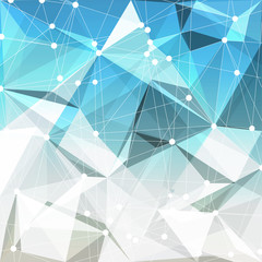 Poster - Abstract geometric background. Vector.